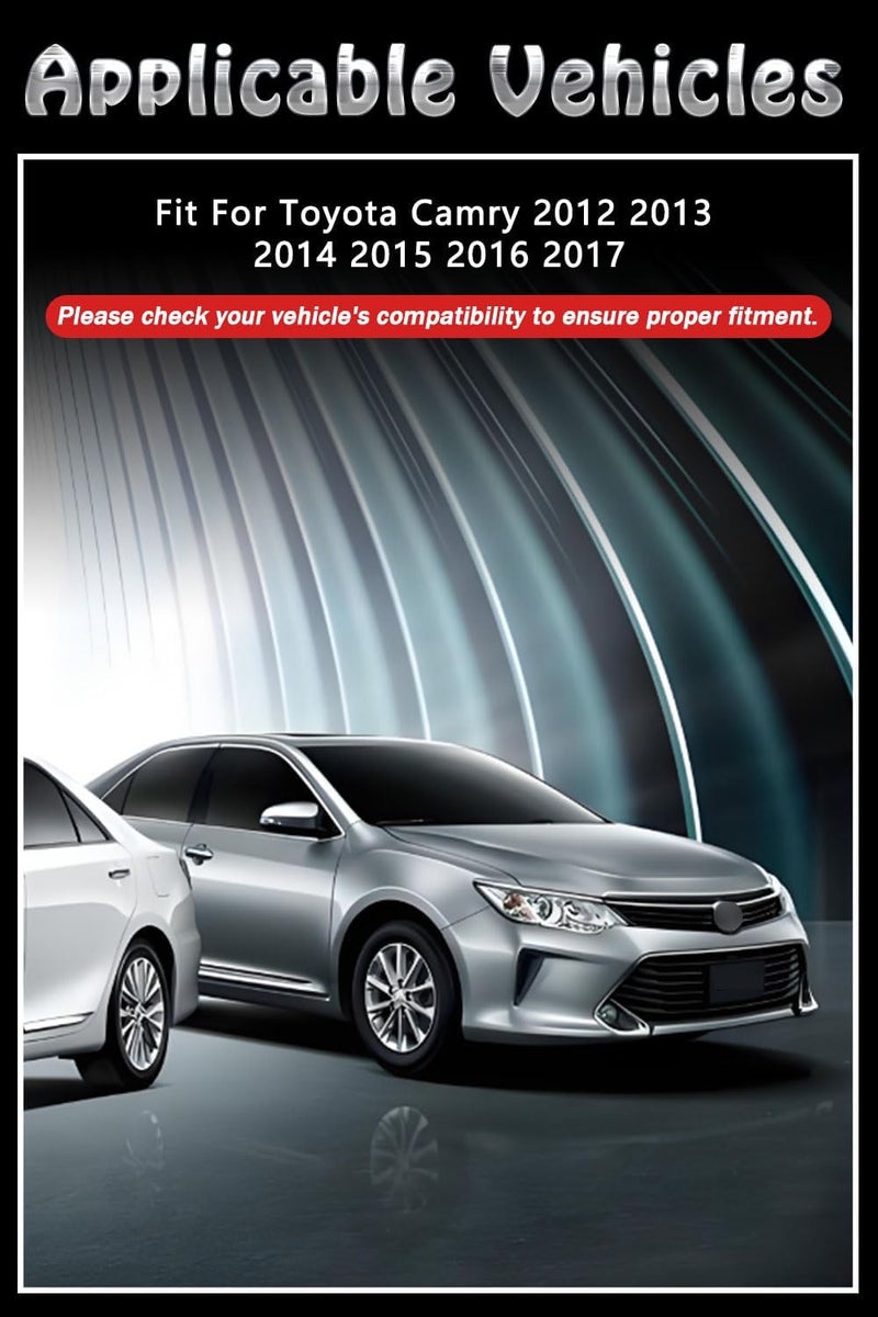 BriYorWay Vent Shades Rain Guards for Toyota Camry 2012 2013 2014 2015 2016 2017 Accessories, for Toyota Camry Window Deflectors Window Visors - Image 2